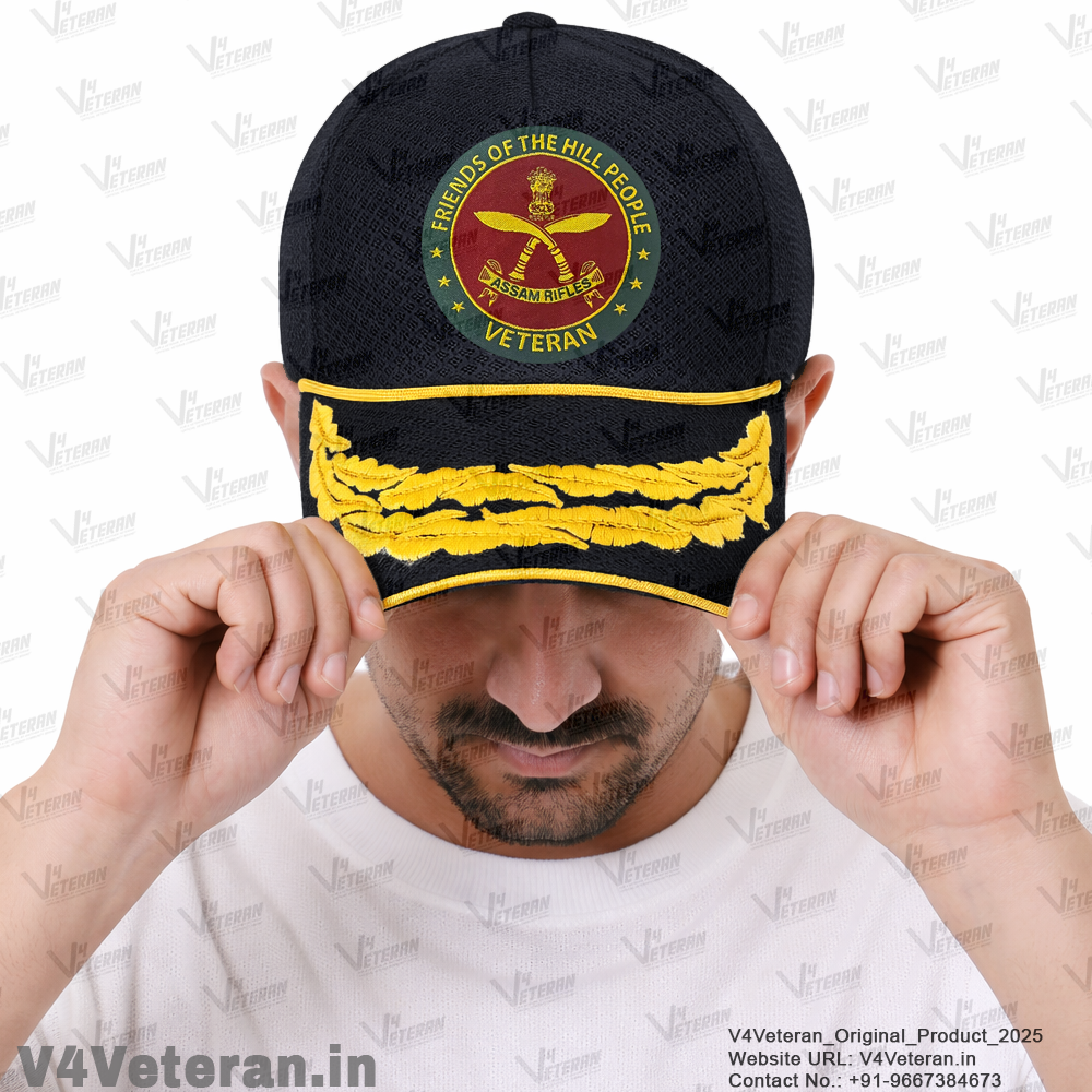 AR-Flag Officers' (Black) Veterans Baseball Cap