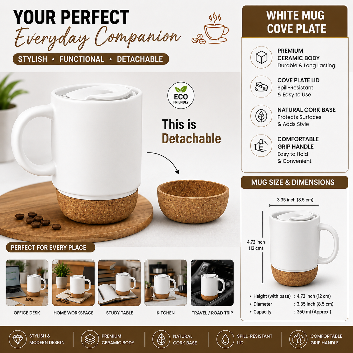 Army Service Corps white premium mugs