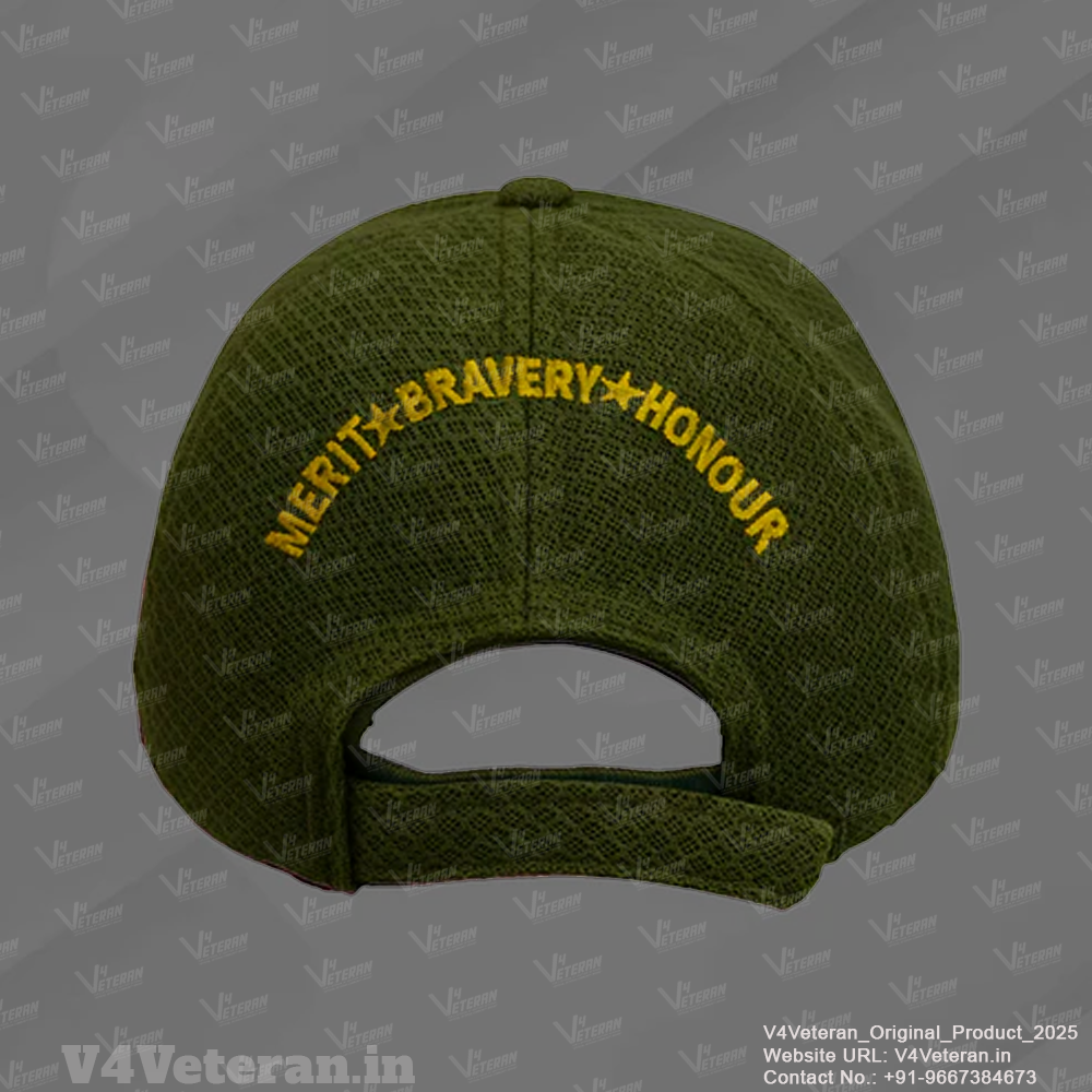 CISF Officers' (Olive Green) Veterans Baseball Cap