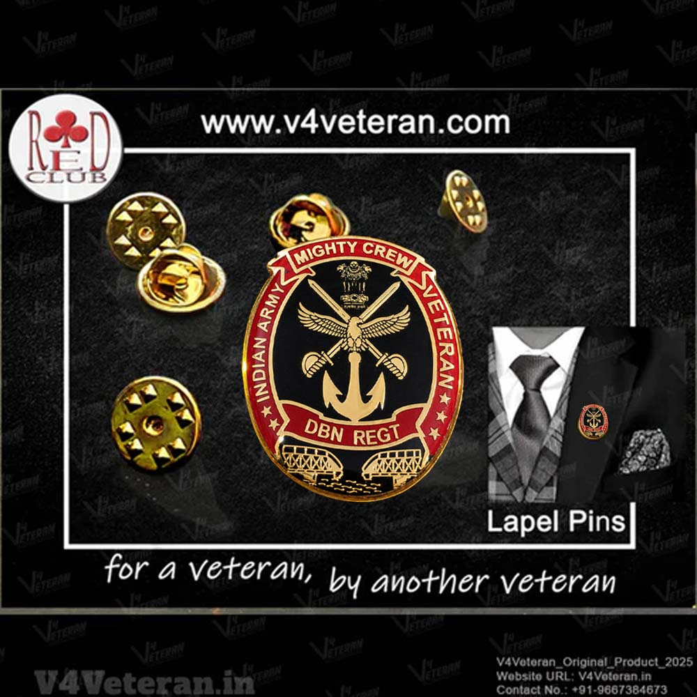 Lapel Pin for Blazer (42 Medium Regiment, Dera Baba Nanak(DBN))