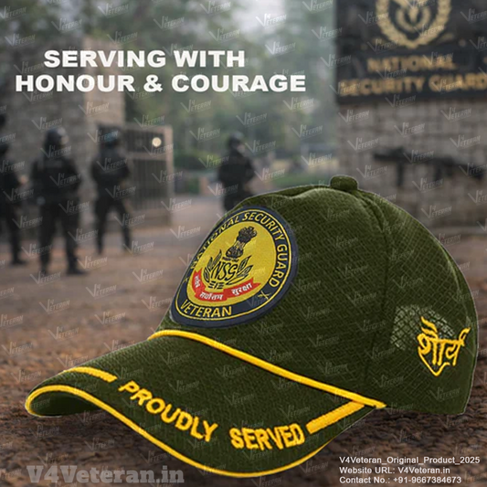 NSG-Proudly Served (Green) Veterans Baseball Cap