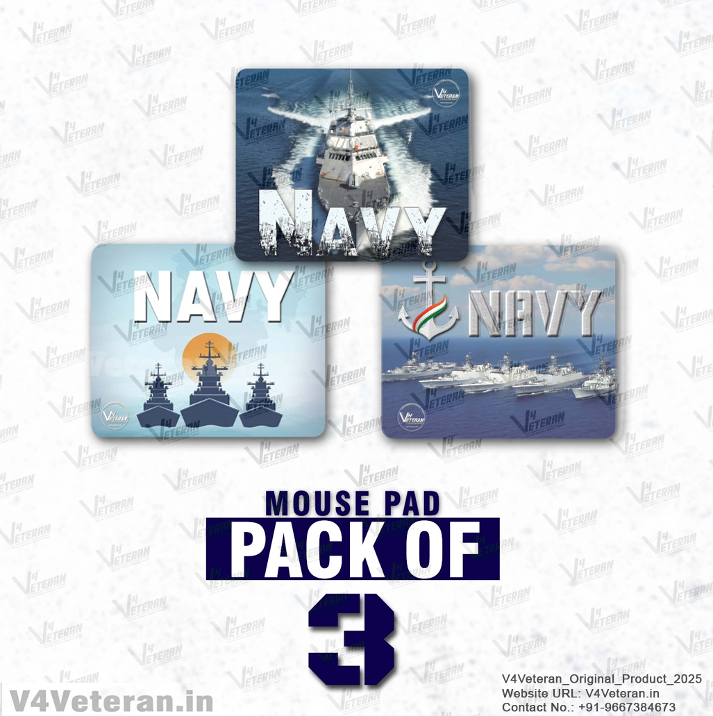 Indian Navy Mouse Pad – Pack of 3