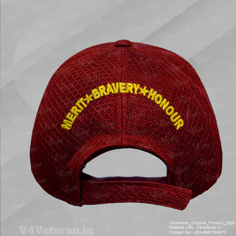 Para SF-Proudly Served (Maroon) Veterans Baseball Cap