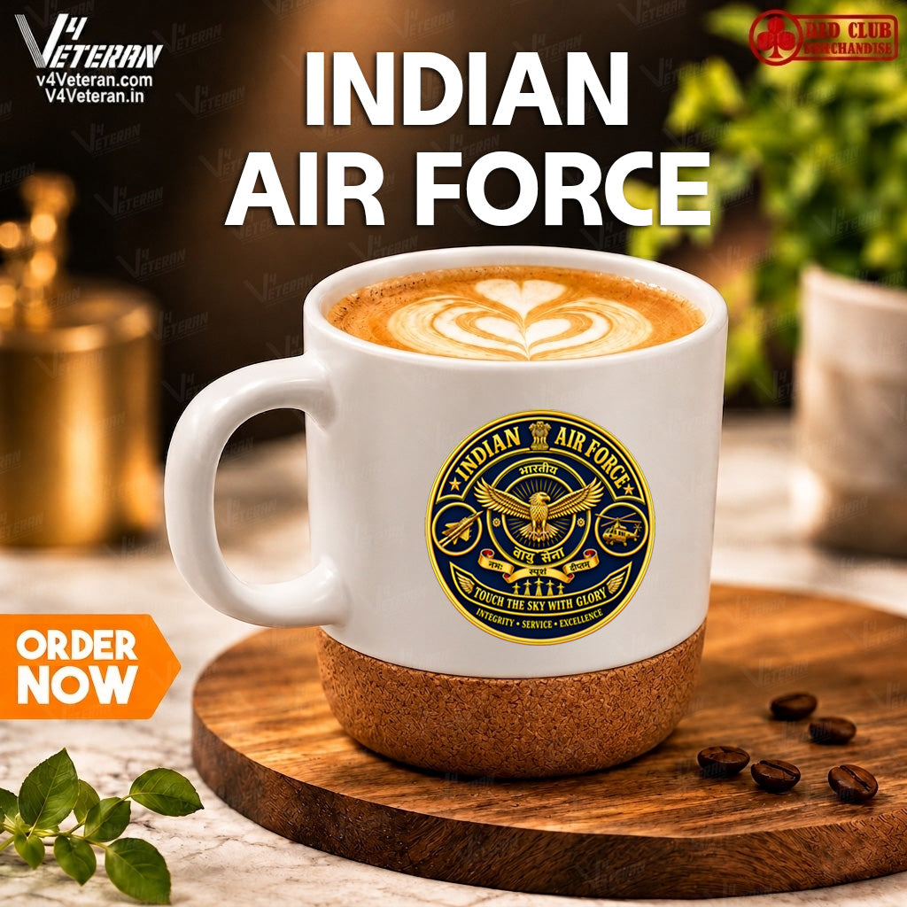 IAF premium white coffee mug