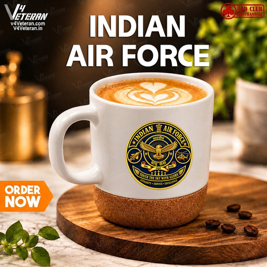 IAF premium white coffee mug