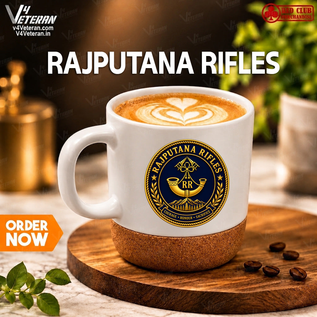Rajputana Rifles white premium coffee mug