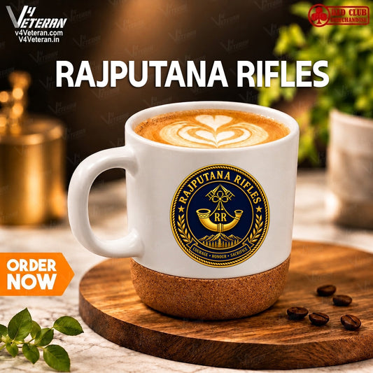 Rajputana Rifles white premium coffee mug