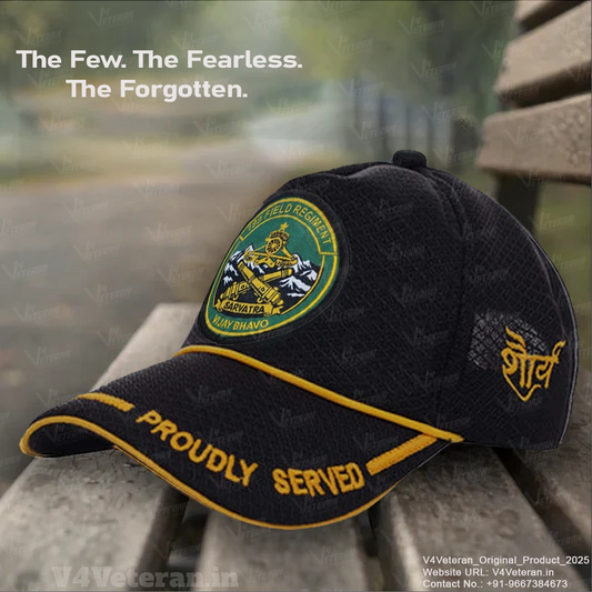 199 Field Regiment - Proudly Served (Black) Veterans Baseball Cap
