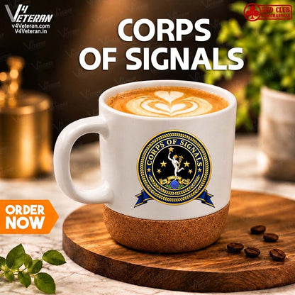 Corps of Signals premium ceramic coffee mug
