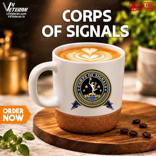 Corps of Signals premium ceramic coffee mug