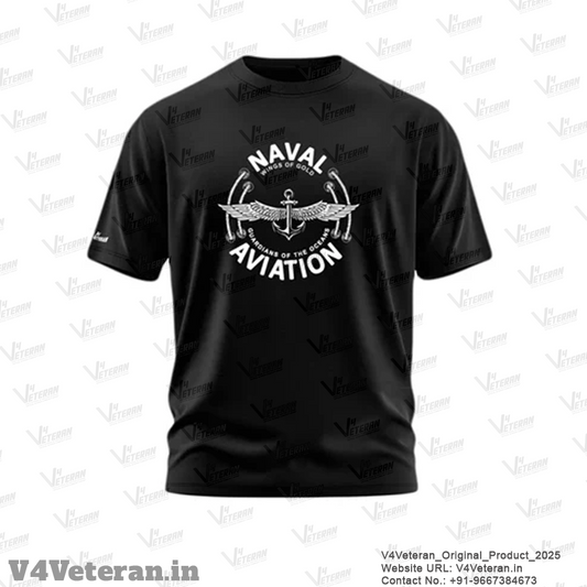 Naval Aviation Black T-Shirt