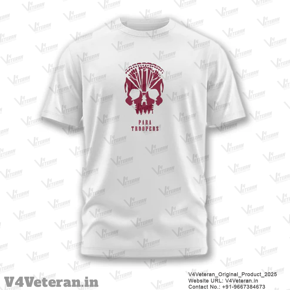 Para Troopers White T-Shirt