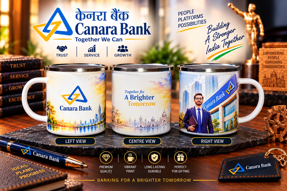 Canara Bank Steel Mug