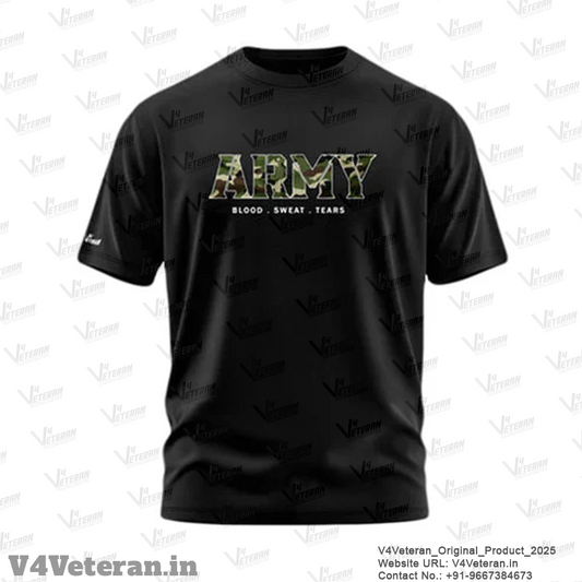 Indian Army Camouflage T-Shirt – Blood. Sweat. Tears