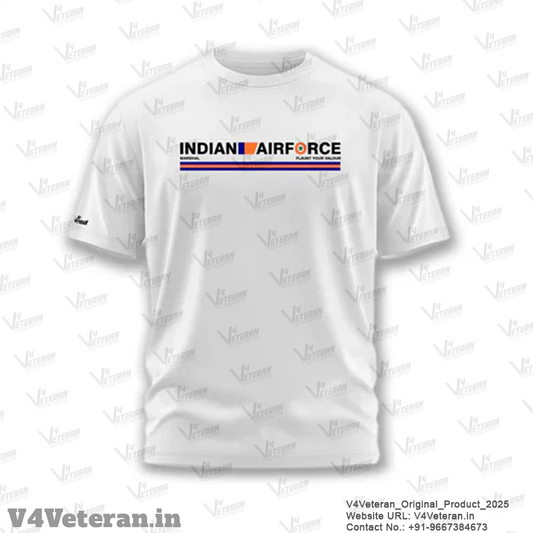 Indian Air Force T-Shirt – “Flaunt Your Valour” Edition (White)