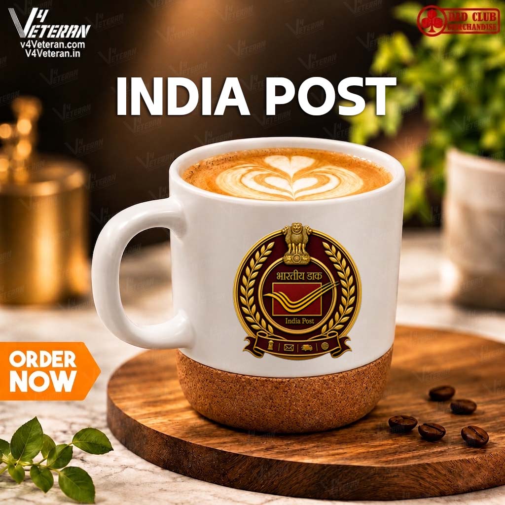 India Post White Coffee premium mug