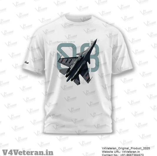 Fighter Jet White T-Shirt