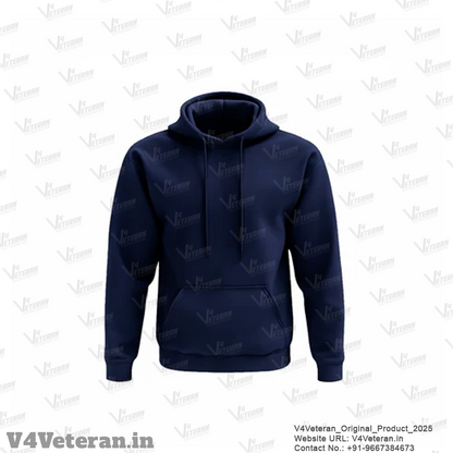 PREMIUM REGULAR HOODIES-GOLD COTTON FLEECE,320GSM (Navy Blue)