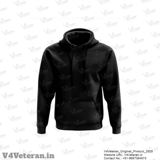 PREMIUM REGULAR HOODIES-GOLD COTTON FLEECE,320GSM (BLACK)