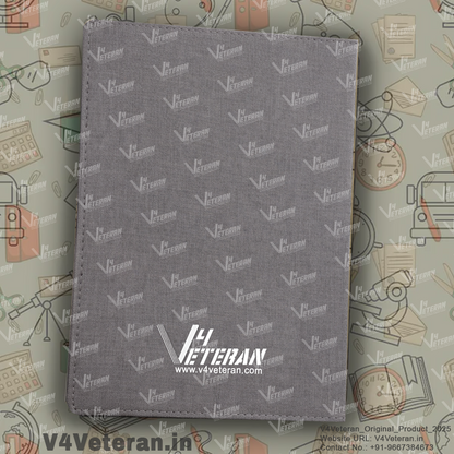 CISF (Veteran) Office Notebook with Phone–Card Pocket & Elastic Pen Loop
