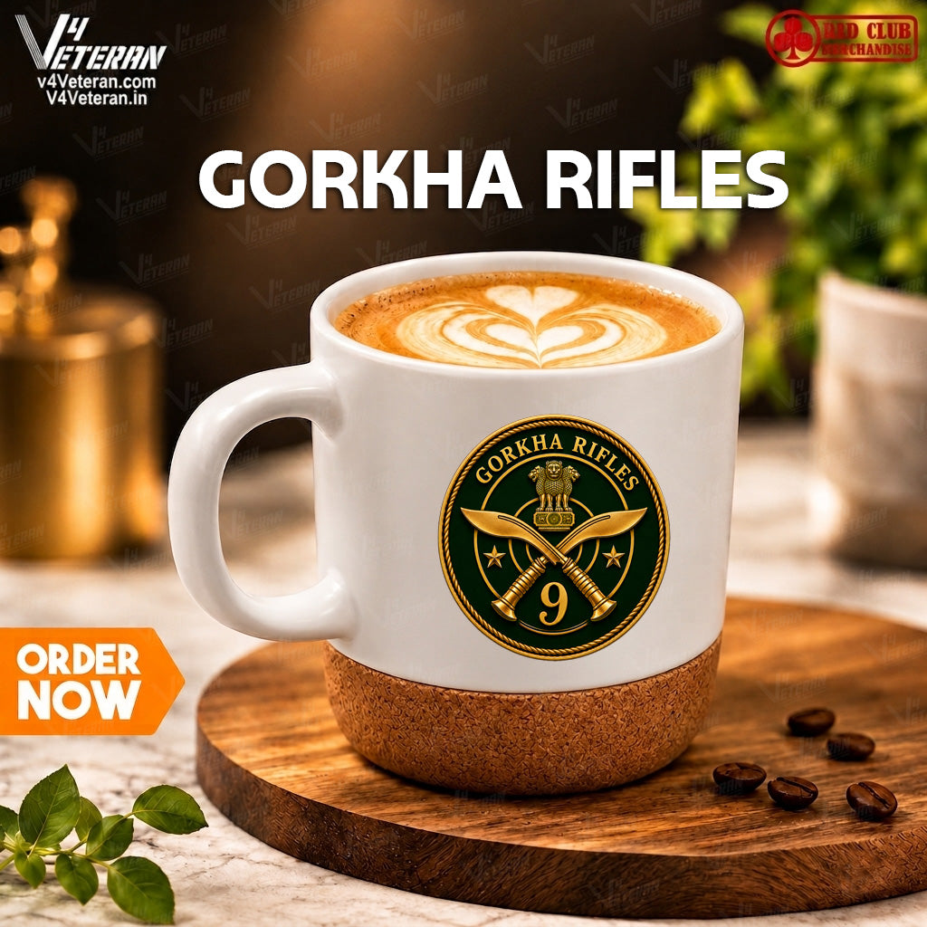 Gorkha Rifles White Coffee mug
