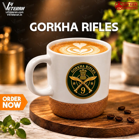 Gorkha Rifles White Coffee mug
