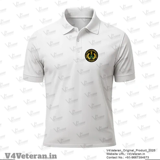ITBP Veteran Polo T-Shirt – White Edition