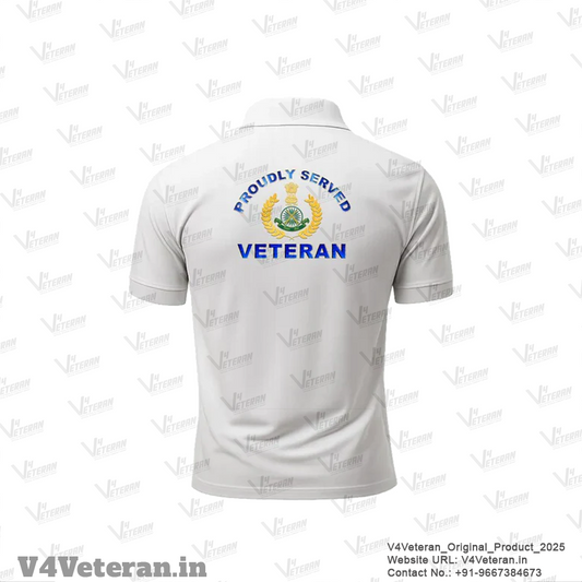 ITBP Veteran Polo T-Shirt – White Edition