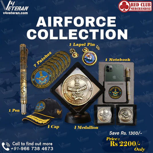 Indian Air Force Pride Merchandise Combo for Veterans