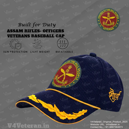 Assam Rifles Officers' (Blue) Veterans Baseball Cap