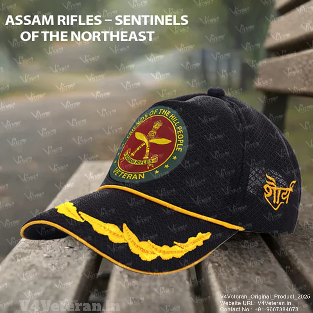 Assam Rifles Officers' (Black) Veterans Baseball Cap