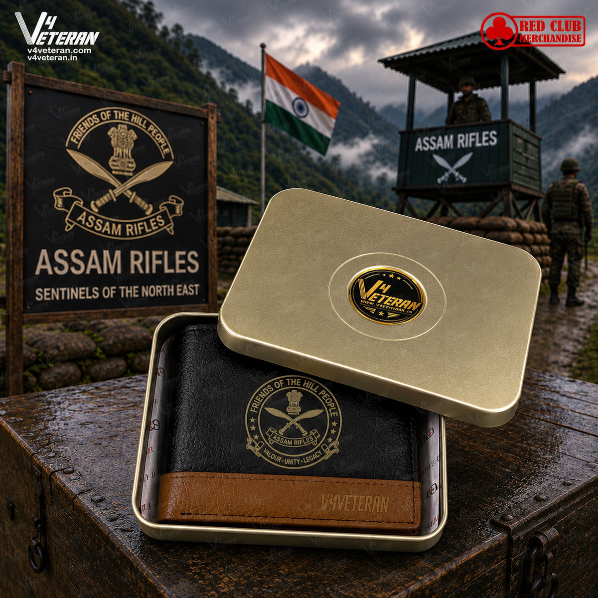 ASSAM RIFLES PREMIUM WALLET (COLOR)