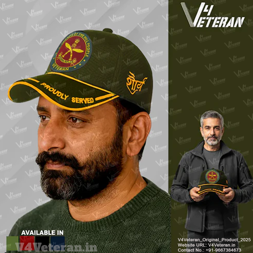 Assam Rifles-Proudly Served (Olive Green) Veterans Baseball Cap