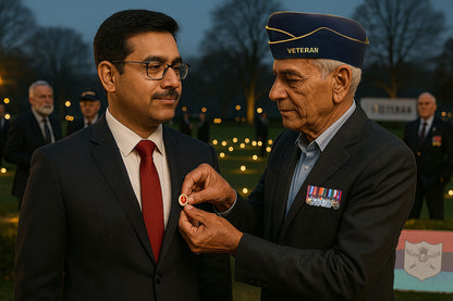 Lapel Pin for Blazer (Indian Army Veteran)