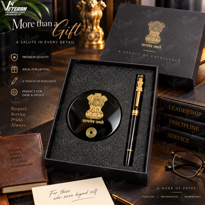 Premium Ashoka Pen with Magnetic Stand | Desk Accessory & Corporate Gift