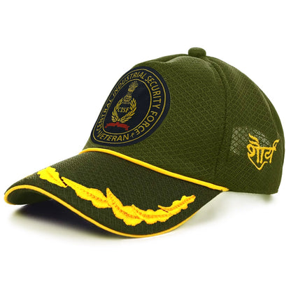 CISF Officers' (Olive Green) Veterans Baseball Cap