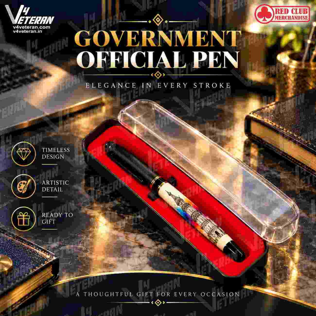 Government Official Pen with Gift Box