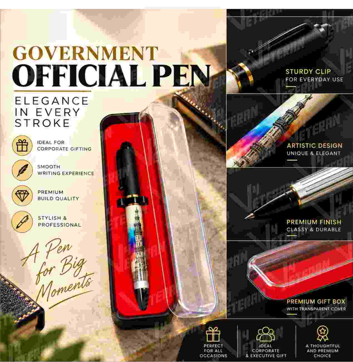 Government Official Pen with Gift Box