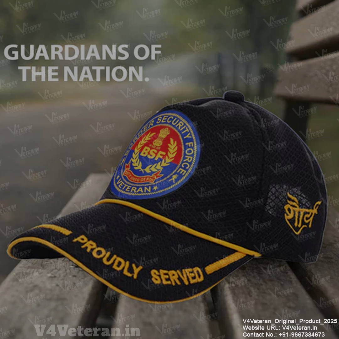 BSF (Black) Proudly Served Baseball Cap for Veterans
