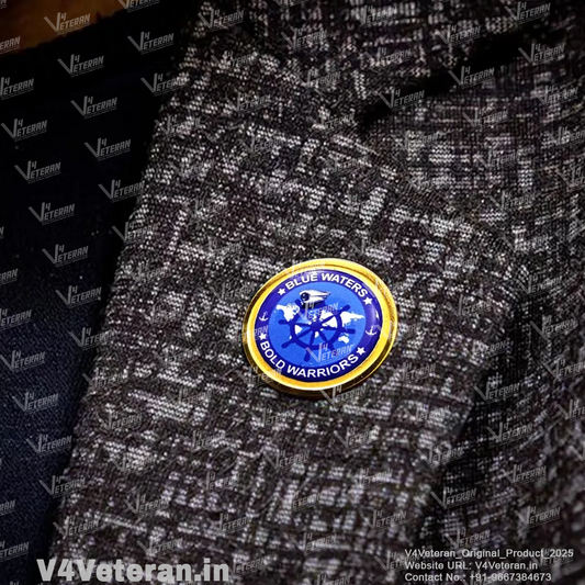 Lapel Pin for Blazer (Blue Waters - Bold Warriors)