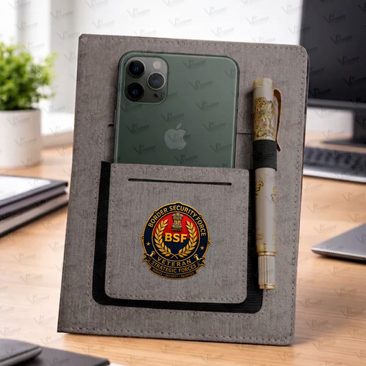 Legacy BSF (Veteran) Office Notebook with Phone–Card Pocket & Elastic Pen Loop