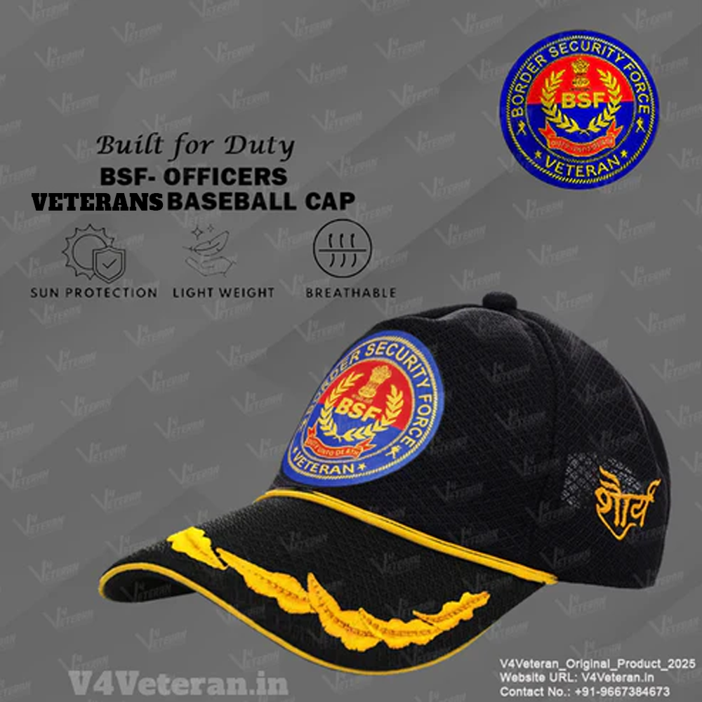 BSF Officers' (Black) Veterans Baseball Cap
