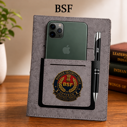 Legacy BSF (Veteran) Office Notebook with Phone–Card Pocket & Elastic Pen Loop