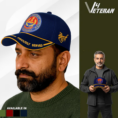 BSF (Blue) Proudly Served Baseball Cap for Veterans