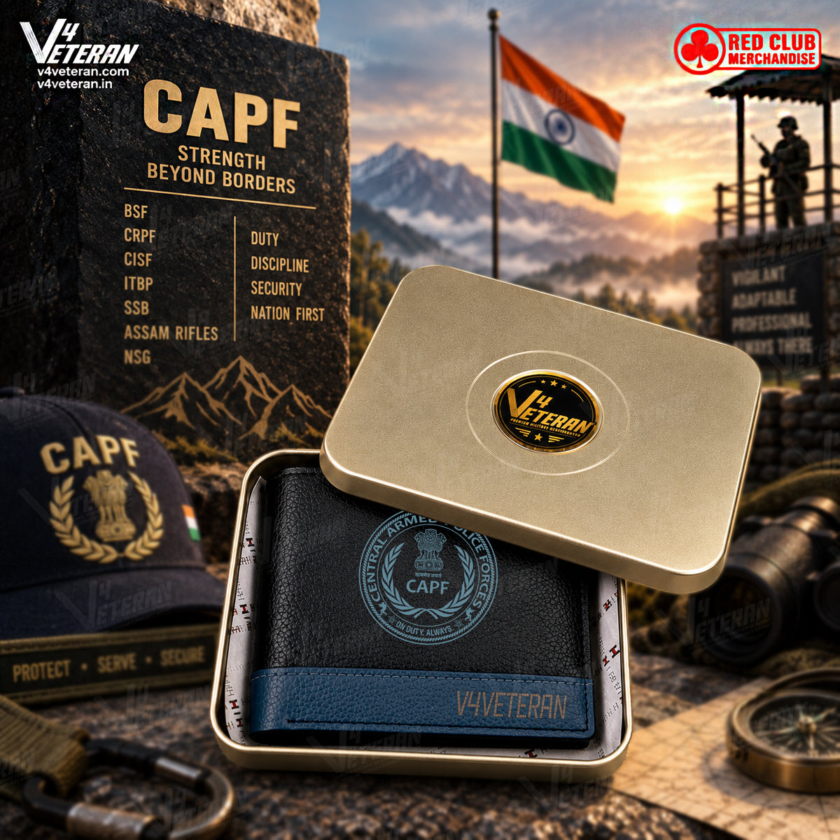 CAPF PREMIUM WALLET (COLOR)