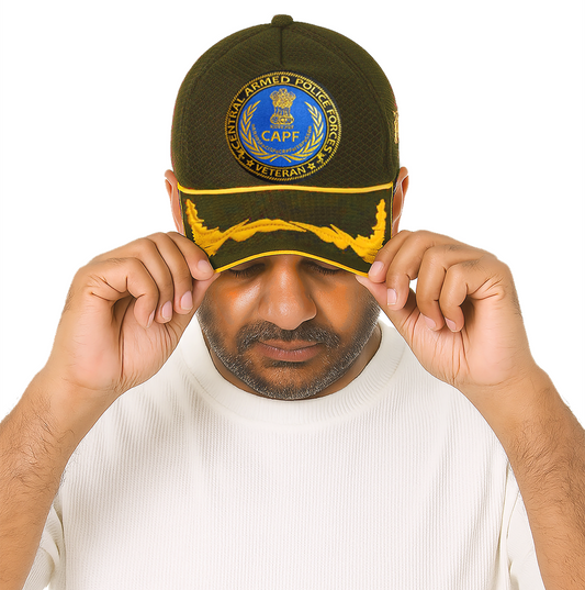 CAPF Officers' (Olive Green) Veterans Baseball Cap