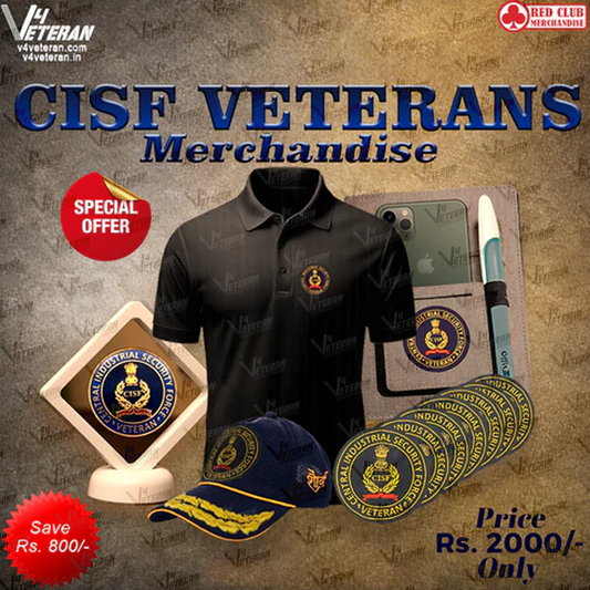 Central Industrial Security Force (CISF) Veterans Merchandise Combo Pack