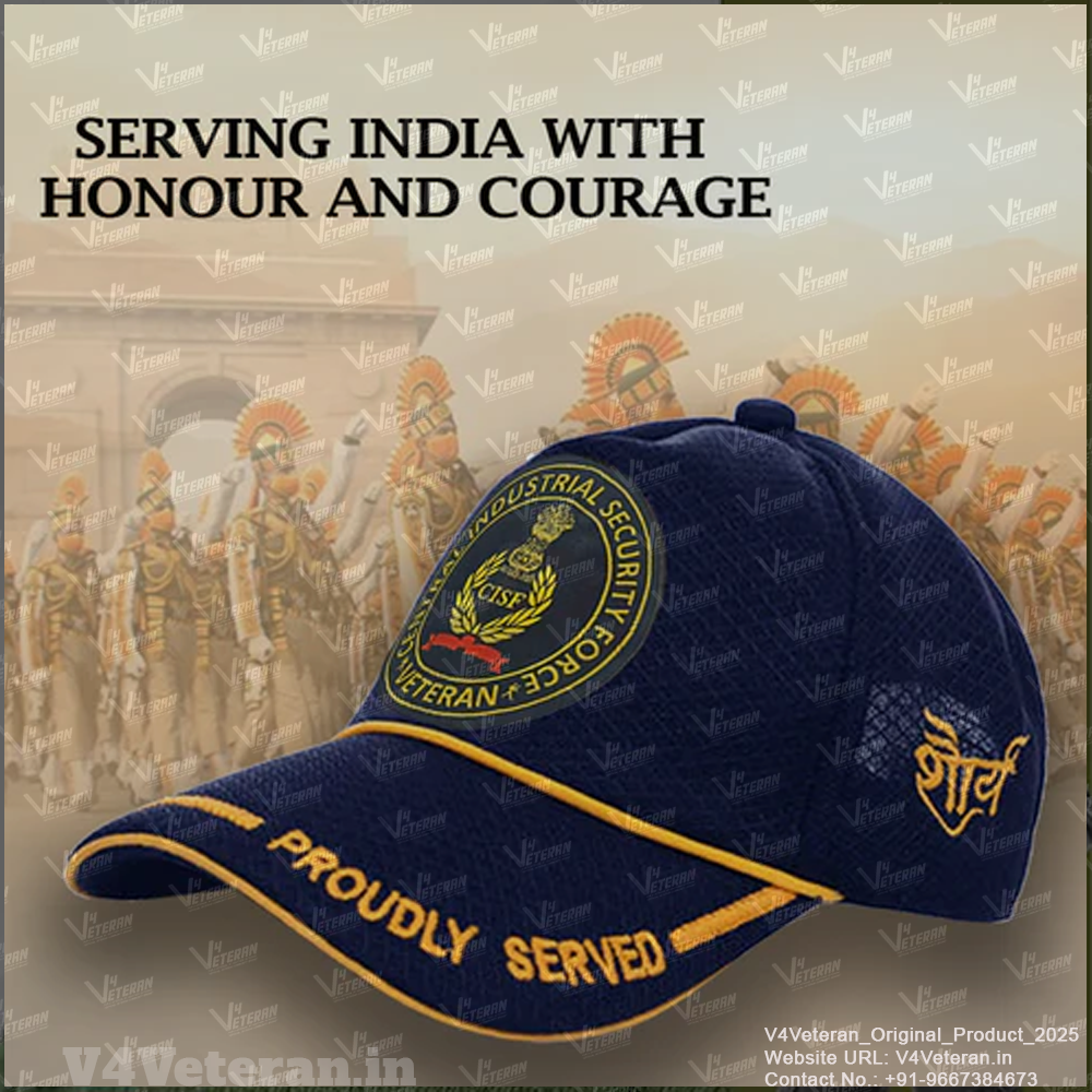CISF-Proudly Served (Blue) Veterans Baseball Cap