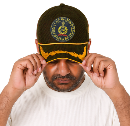 CISF Officers' (Olive Green) Veterans Baseball Cap