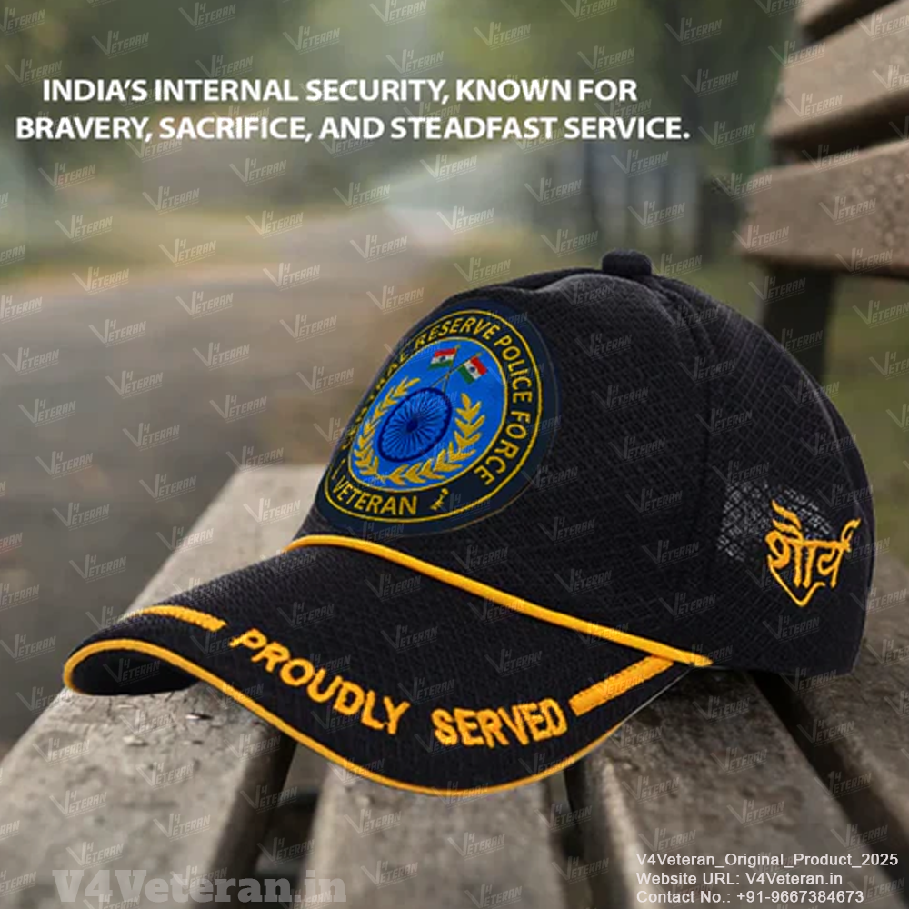 CRPF-Proudly Served (Black) Veterans Baseball Cap
